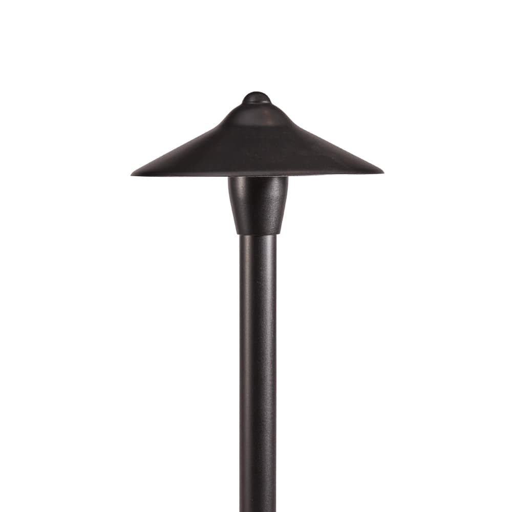 Alliance Area Light Hat 6-3/4”, Black Construction, Includes A Frosted And Clear Lens | AL100-BLK