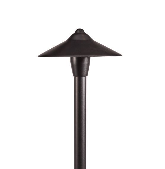 Alliance Outdoor Lighting Area Stem Bi-Pin Lamp Base, 18” Stem, Black Construction, No Lamp, Double Wire Lead (18” & 25’), And Stake 18"