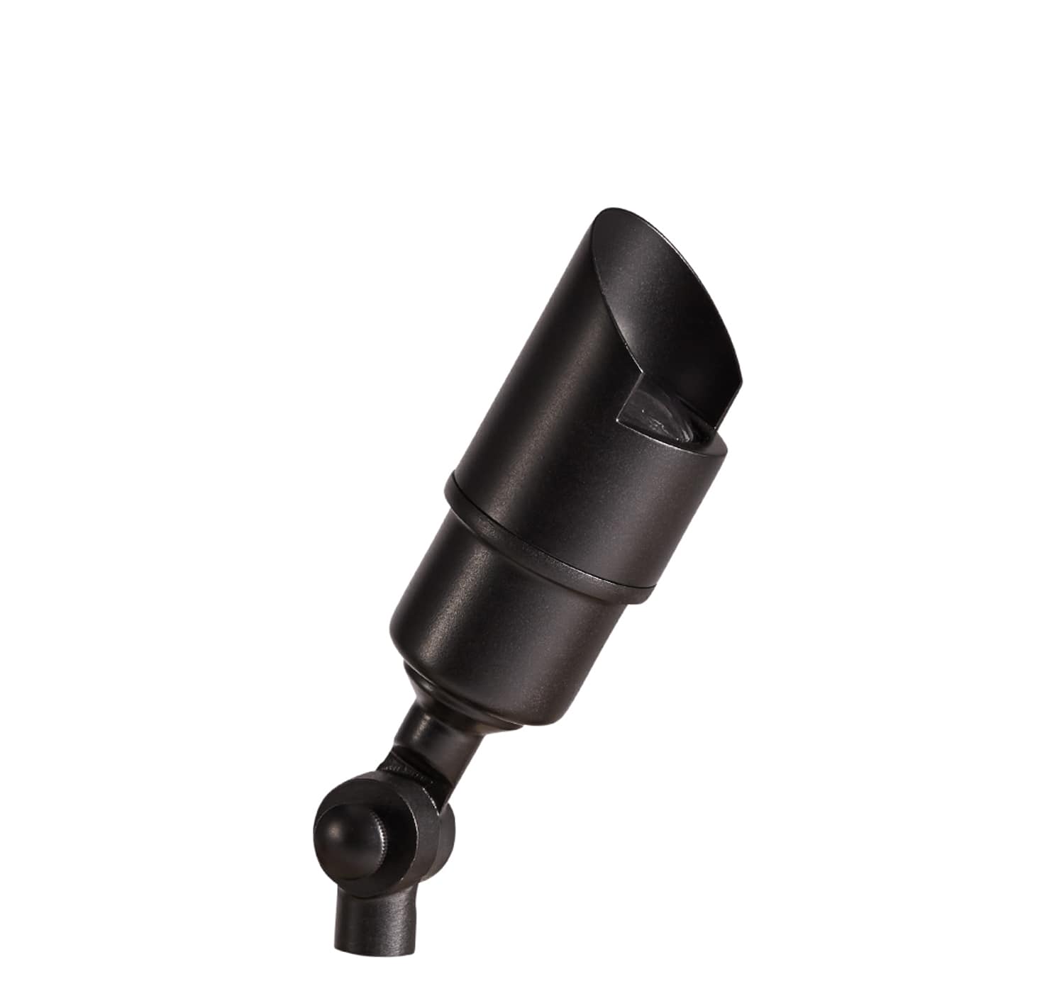 Alliance Bullet Black Mr16 Lamp Base, Black Construction With Convex Lens, No Lamp, Double Wire Lead (18” & 25’) And Stake | BL110-BLK
