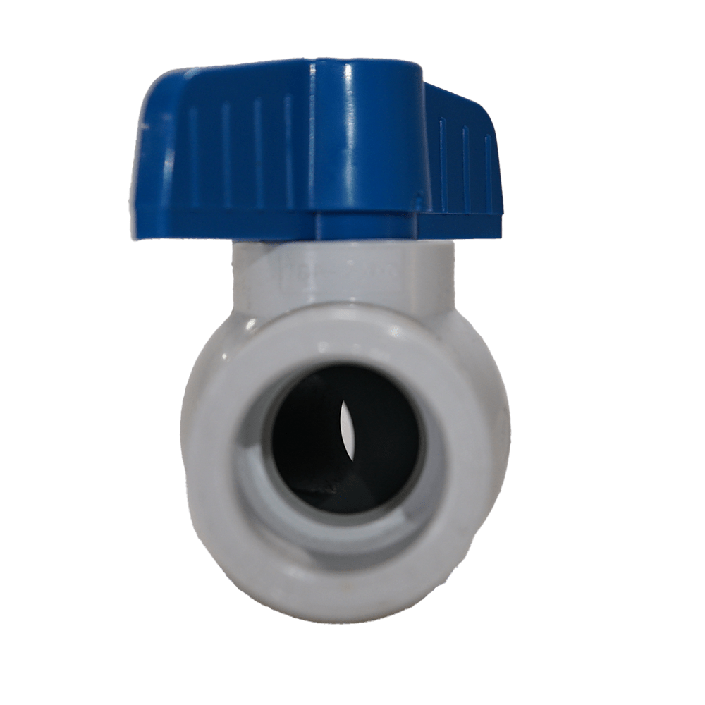 Lasco Commercial Compact Ball Valve Sch 80 PVC 3/4" Socket x Socket | V08491N