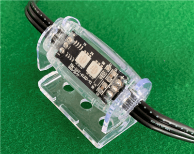 HBL RGB 25L Pebble Magnetic Light String, 25-Light, Double-Sided, 24V | RGBPEBMAG180-25-24-BLW