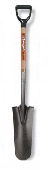 14" Drain Spade Ash Handle, 5.75" | HISS14D-W