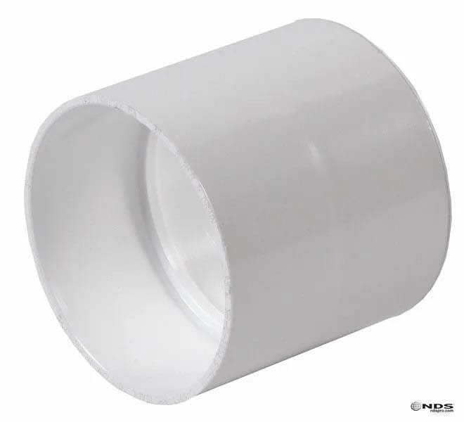 Repair Coupling, 3"Hub White PVC
