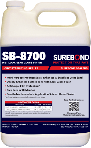 Joint Stabilizing Sealer, Wet-Look, 5 gal | SB-8700 P