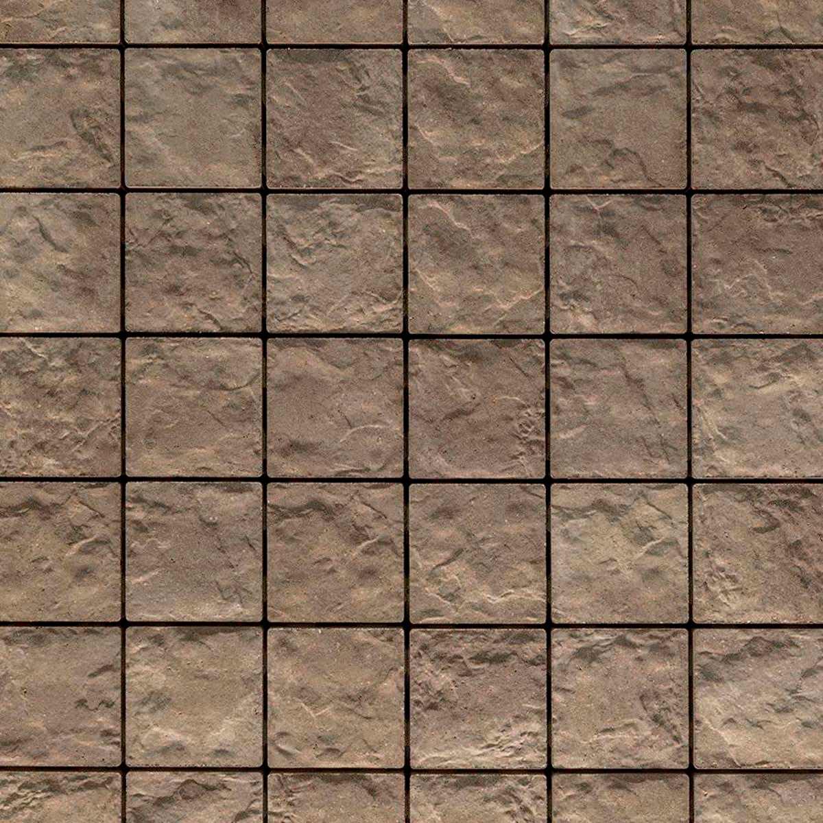 Techo-Bloc Valet Paver, 6-1/2" x 6-1/2", Chestnut Brown | 004848