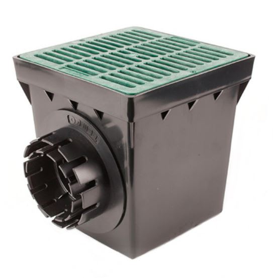 9" Tempo Basin Kit w/ Green Grate