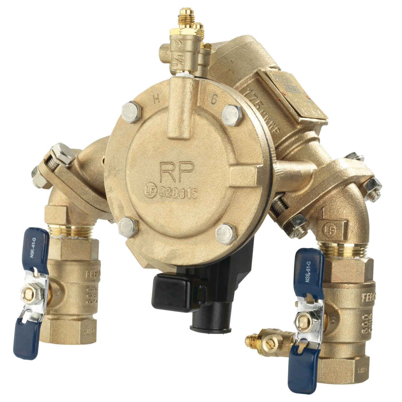 Febco Reduced Pressure Zone Backflow Preventer Assembly, 3/4" FNPT | F825DYA