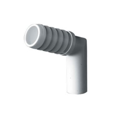 45 Degree Barbed Elbows for Drain 2 1/2" ML Stem x 3/8" Barb | N0860647