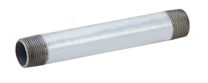 Galvanized Nipple, 1" Threaded Galvanized Sch 40 | 201-060810