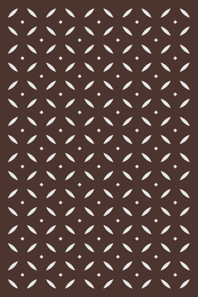 Screen Deco Orient Natural Brown 90% Black Out 48" X 70" X 5/16" | USADS-OT1