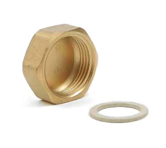 REHAU Manifold End Cap with Gasket 1" | 250213