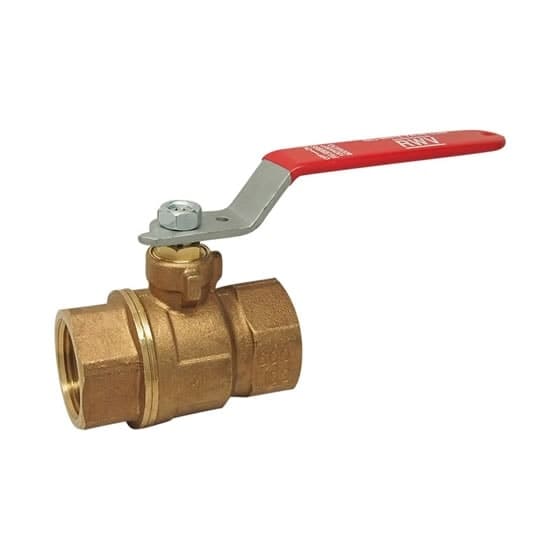 Red-White Ball Valve Bronze 2" FNPT x FNPT | 5080BLL-2