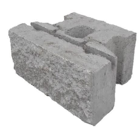 Geowall Tri-Plane Retaining Wall, Natural, 8 x 12 x 18" | 100087148