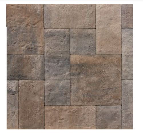 Belgard Travertino Paver, 30mm, 3-Piece, Silverado