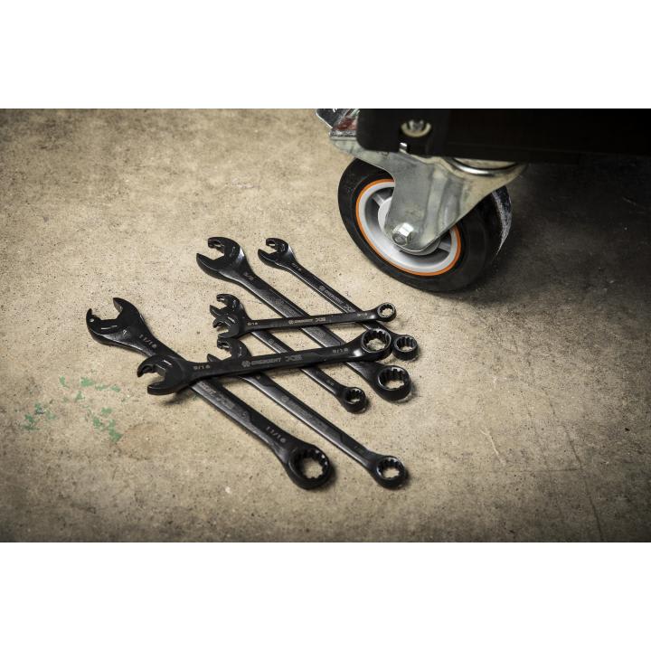 Crescent Wrench Set Ratcheting Tool Open End SAE 7 Piece | CX6RWS7