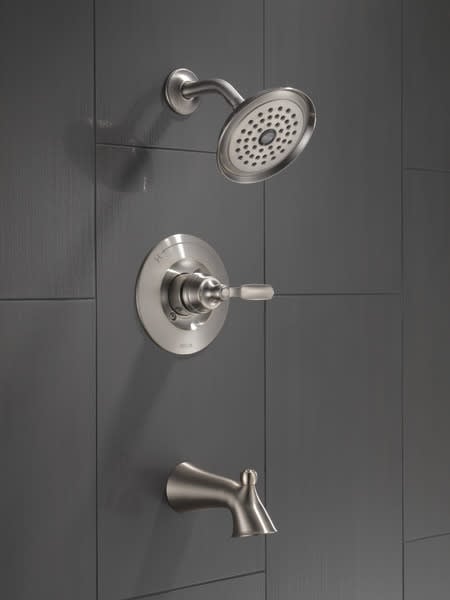 Woodhurst Tub/Shower Trim, Stainless Steel | T14432-SS