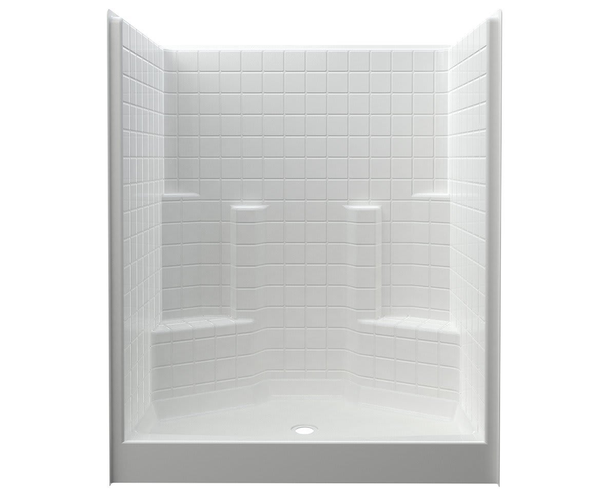 Shower Stall, Smooth Square Tile | ES60-34