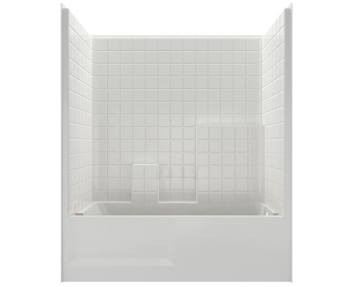 Tub Shower, White Left Drain | ET60-32LWH
