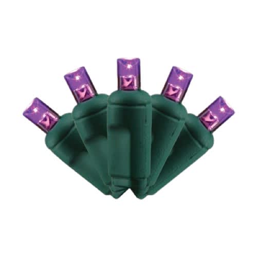HBL LED 70 Light 5mm Purple Bal LED 4" X 23-1/2' | LED-5MMB-70-PL4
