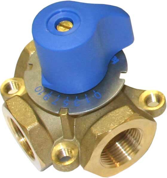 Tekmar 3-Way Bras Mixing Valve 3/4" | 710