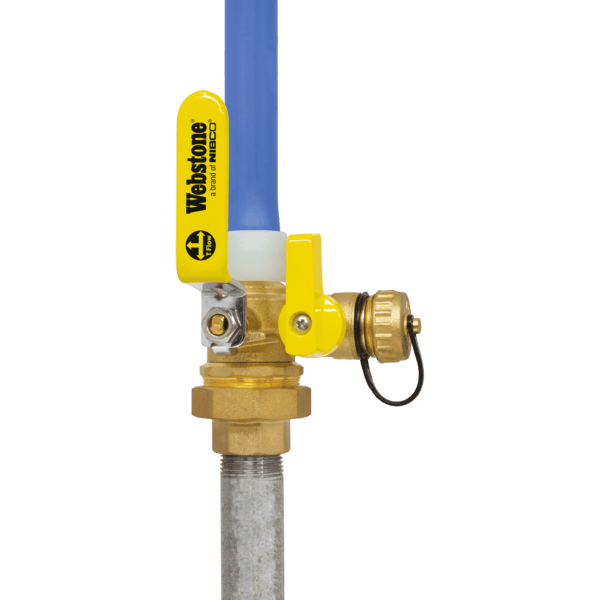 Webstone Copper Press x FIP Union Ball Drain Lead Free 1-1/4" | H-80435W