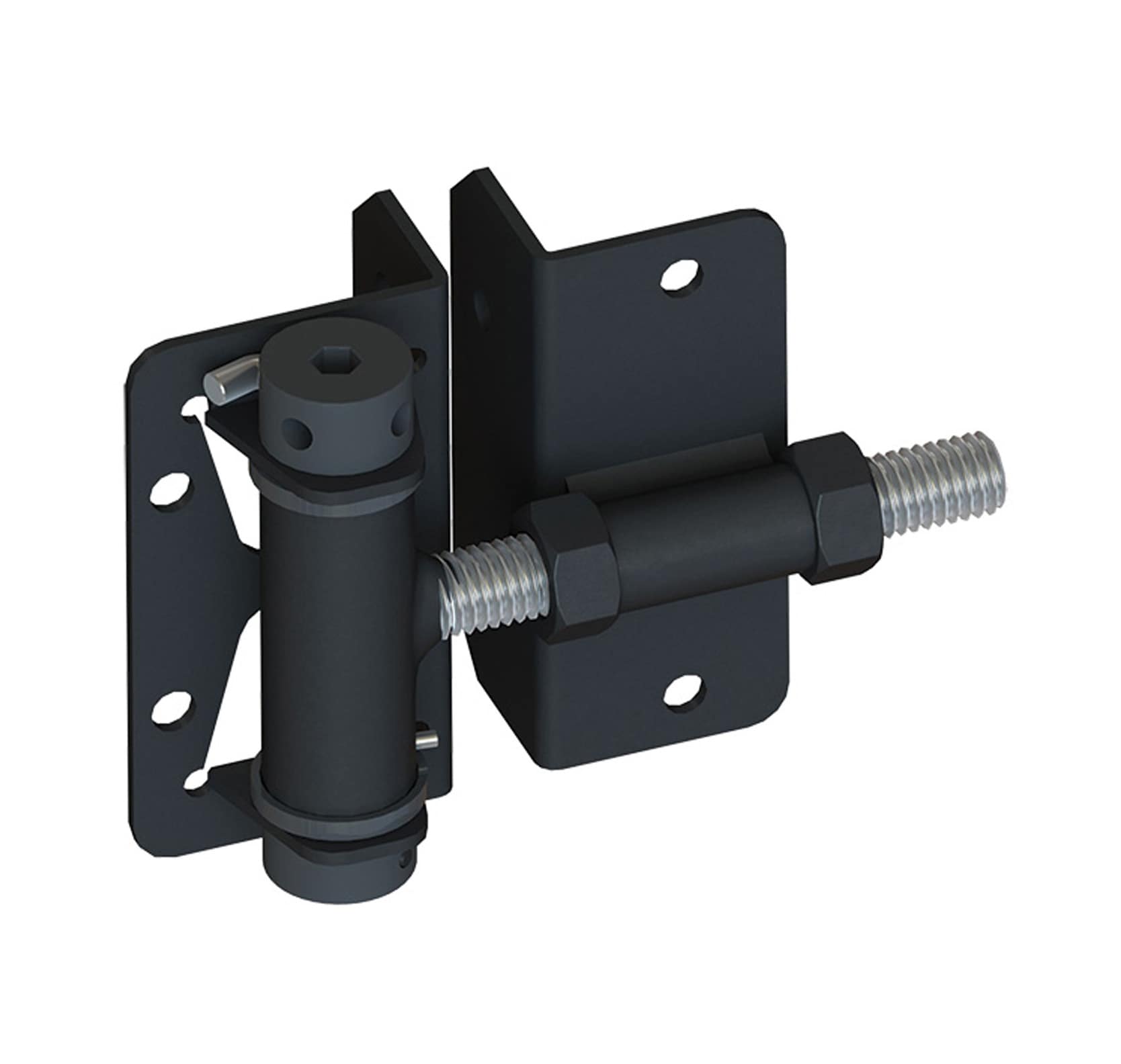 Self Close Hinge Pair Adjustable Black Versai Western Remington 2" x 1-1/2" | NW171SCP5-SBD