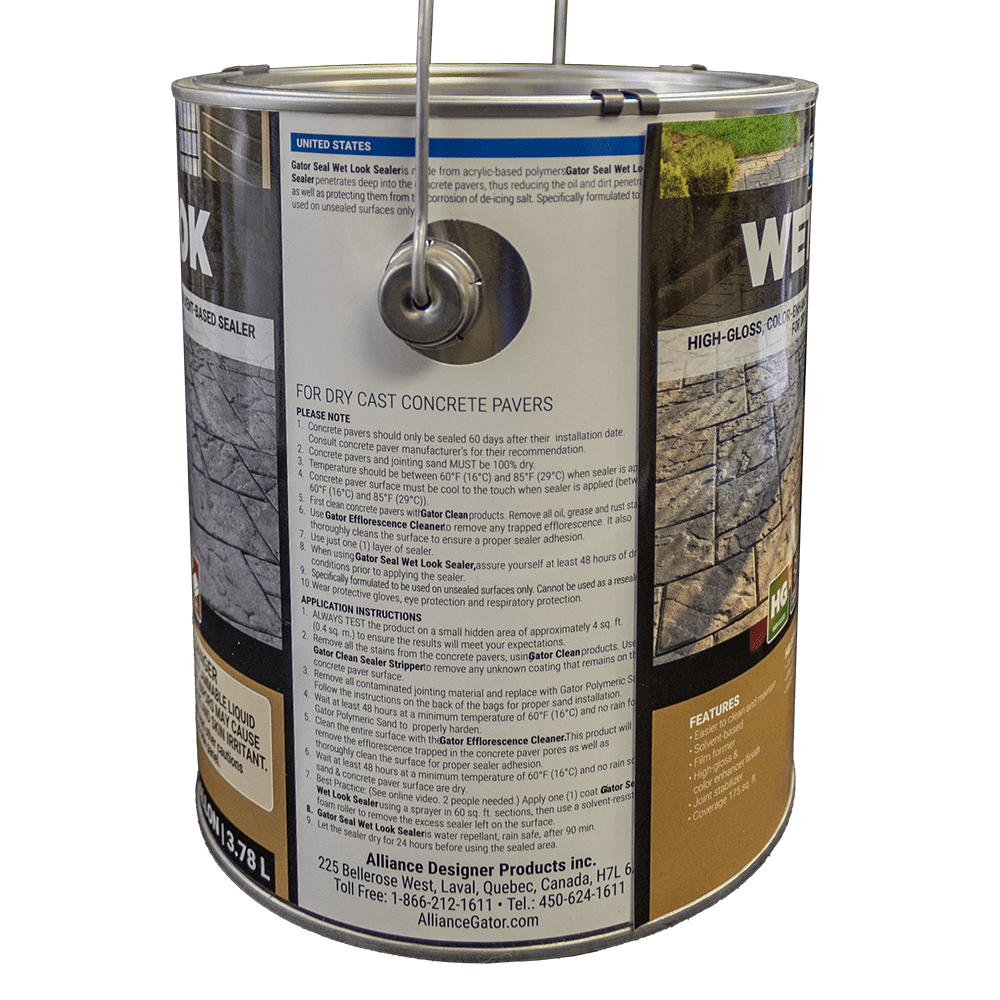 Gator Sealer Wet Look Solvent Base 96 Ea/ Pallet 1 Gal | GATORSEAL02