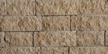 MAYTRX PLUS WALL SANDSTONE BLEND SPLIT FACE - 33.4 SF/ CUBE 6"