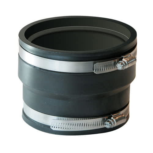 PVC Corrugated Pipe Coupling 4" x 4" ADS | 1070-44