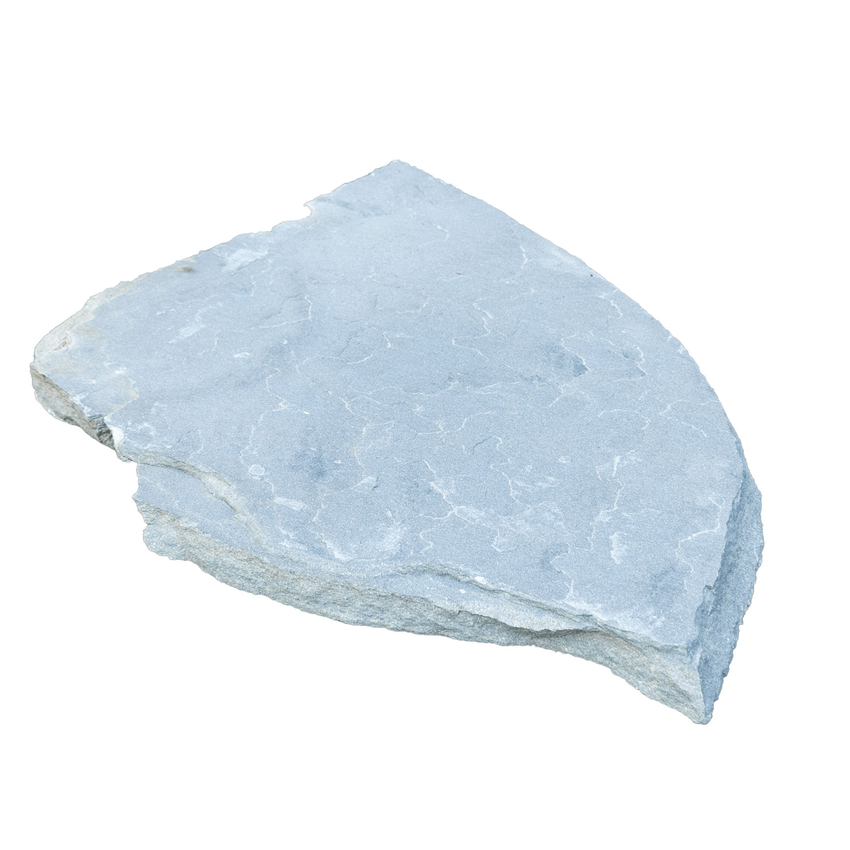 BLUESTONE - TRUE BLUE - FLAGSTONE - NATURAL CLEFT - STANDUP 1-1/2" PLUS - PER TON