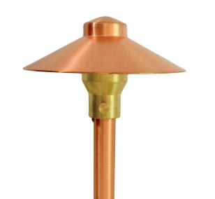 Focus Copper China Hat No Lamp Path Light | RXA01NLCOP