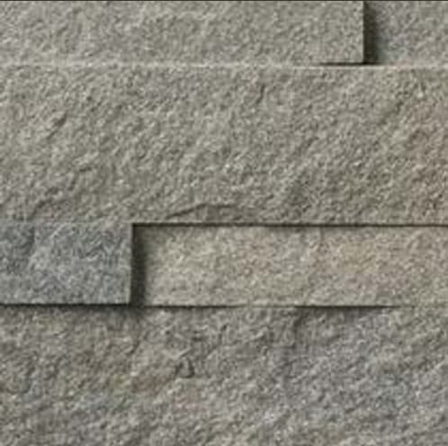 Splitface Panel, Quartzite, 6" X 24", Alpine Gray