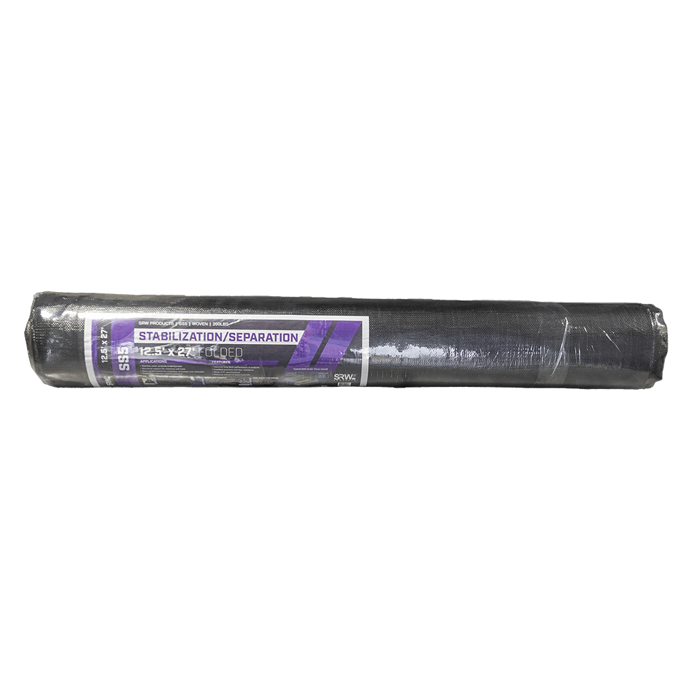 SRW Products Slit Film, 12.5' Polypropylene Carbon Black 200 Lb Folded Woven | FSS5 125027