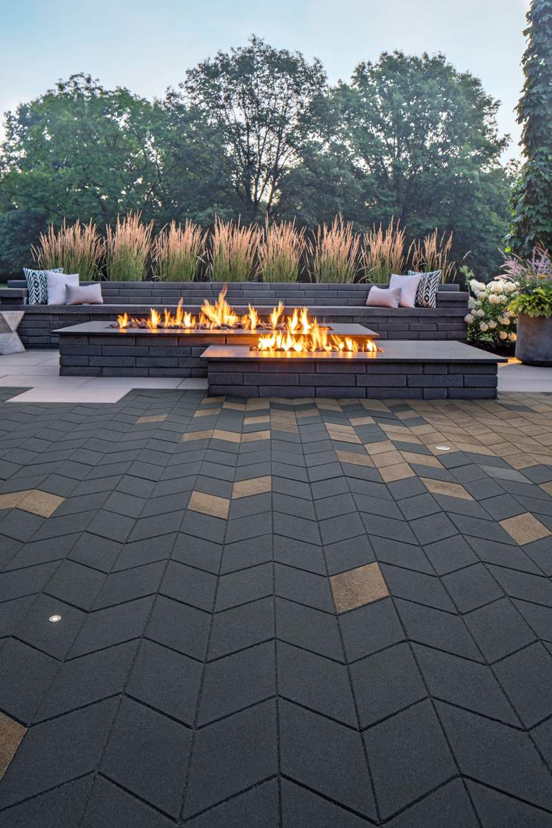 Techo-Bloc Diamond HD² Smooth Paver, 100mm, Onyx Black | 009280