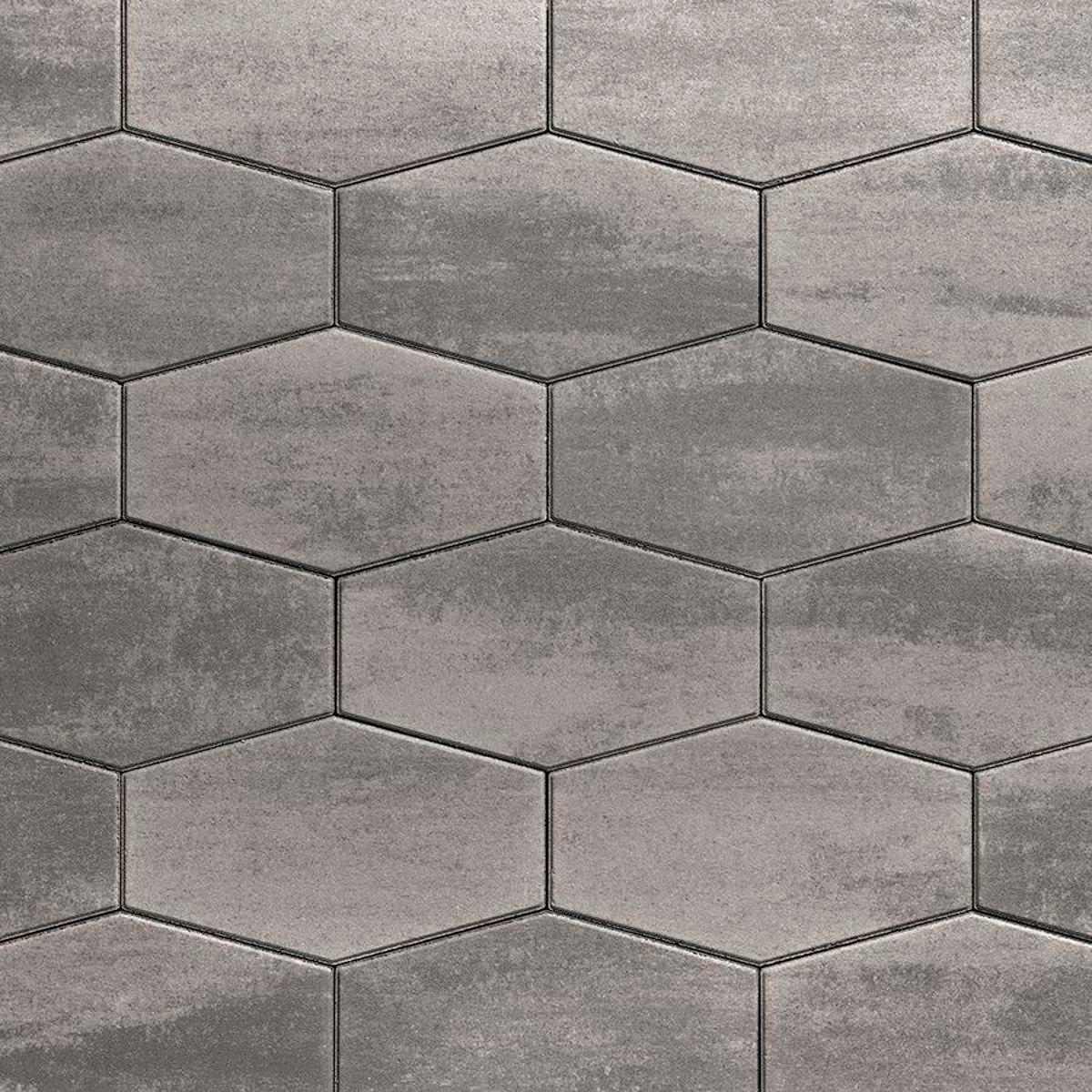 TECHO HEXA SLAB SMOOTH HD2+ SHALE GREY 96.55SF/PALLET 60 MM
