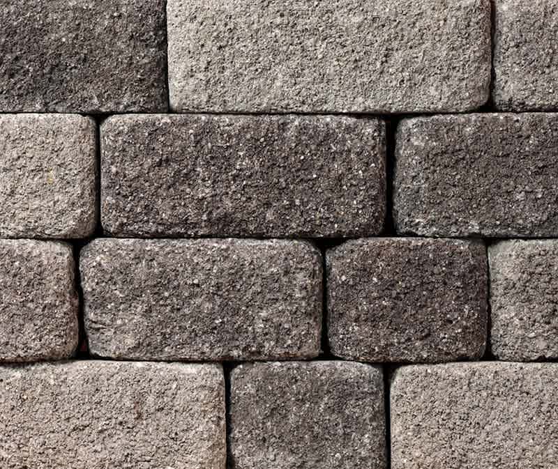 BASALITE STONEWALL CAP TORINO 128 EA/PAL - 3" TUMBLED CAP 1.12 EA/FT 13.5" / 8" X 3" X 12"