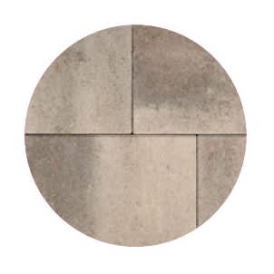 Belgard Dimensions Antiqued Paver, 60mm, 3-Piece, Savannah