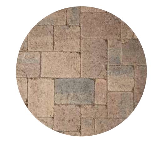 Belgard Dublin Cobble Paver, 3-Piece, Bella
