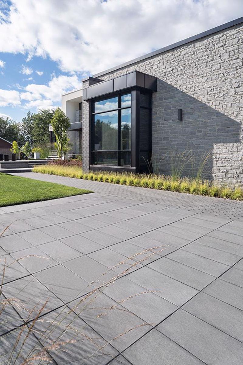Techo-Bloc Sleek HD² Smooth Paver, 90mm, Shale Grey | 004824