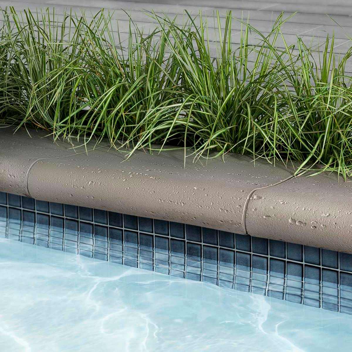 Techo-Bloc Bali Travertina Raw Coping, Klean-Bloc, 16" x 12" x 2-3/4", Rock Garden Brown | 006196