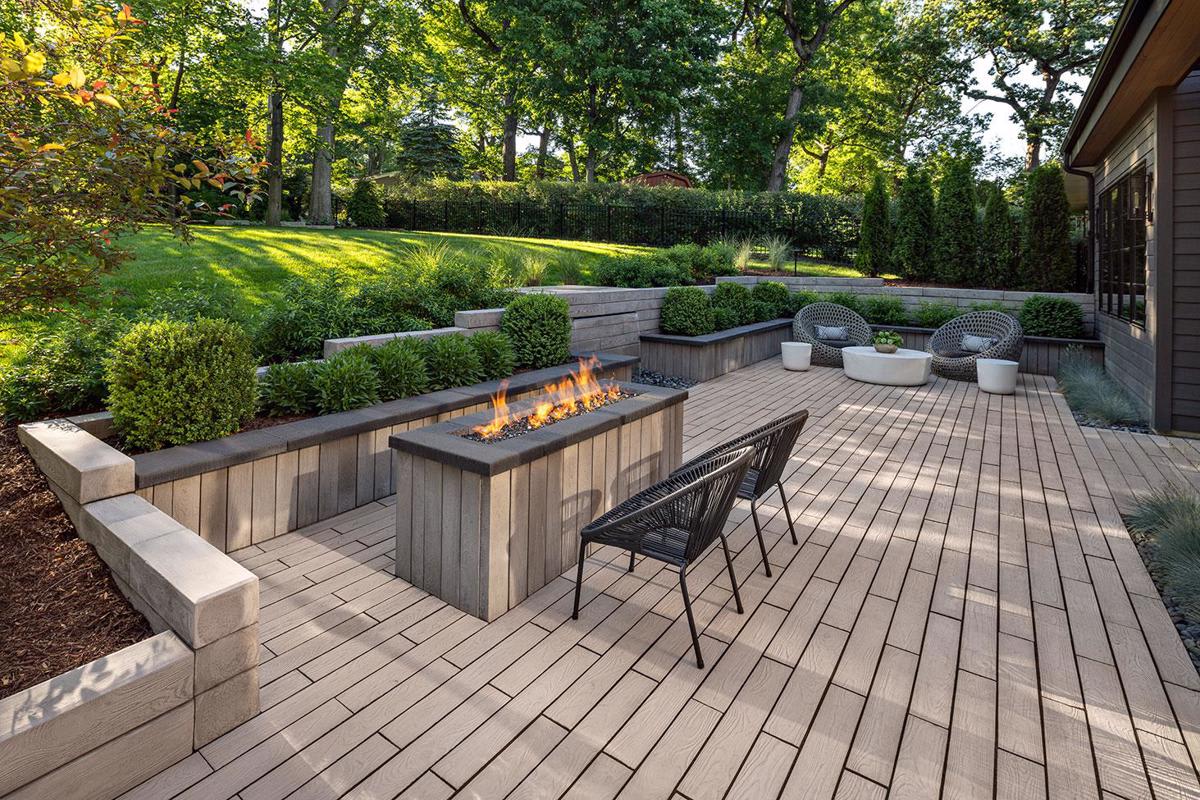 Techo-Bloc HD² Borealis Patio Slab, 30" x 10", Hazelnut Brandy | 006244