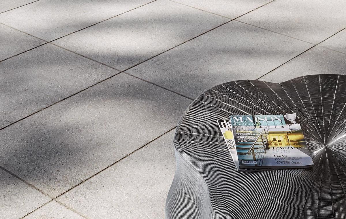Techo-Bloc Blu 80mm HD² Polished Patio Slab, Greyed Nickel, 3-Piece | 007739