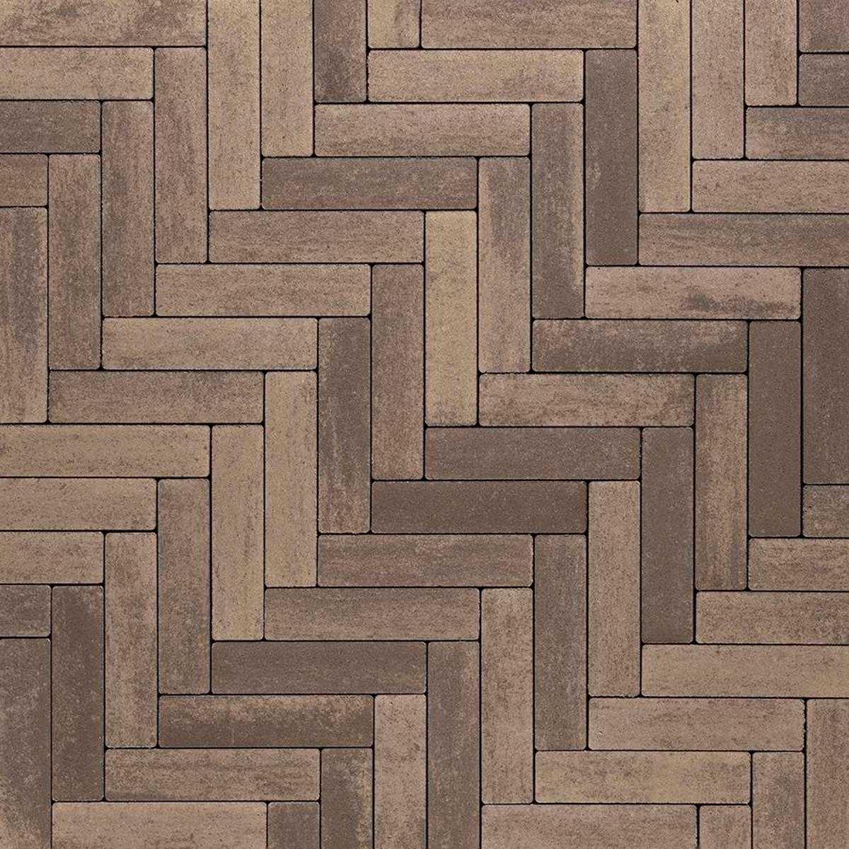Techo-Bloc Westmount HD² Smooth Paver, 60mm, Chestnut Brown | 009411