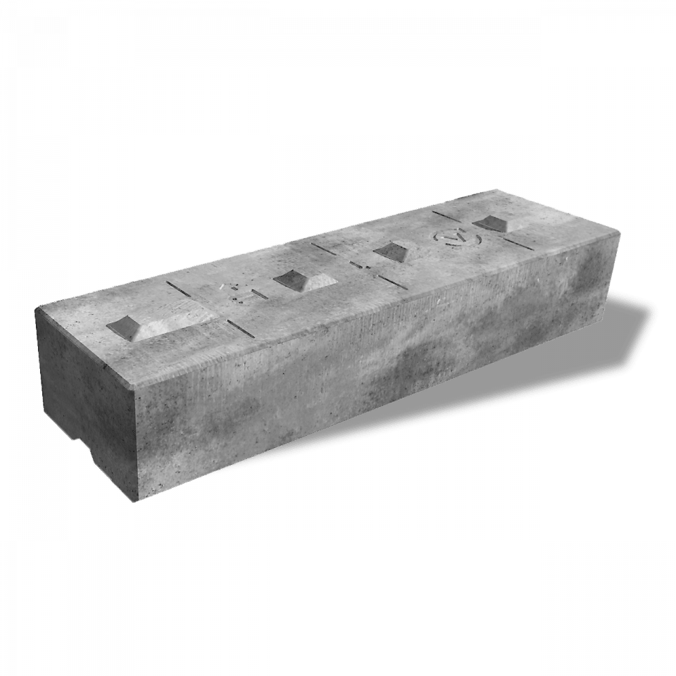 Unilock Sienaedge Standard Granite 39-3/8" X 7" X 11-1/2" 12 Ea/ Pallet 4 Ea/ Layer 3 Layers/ Pallet | 0556WS0025121