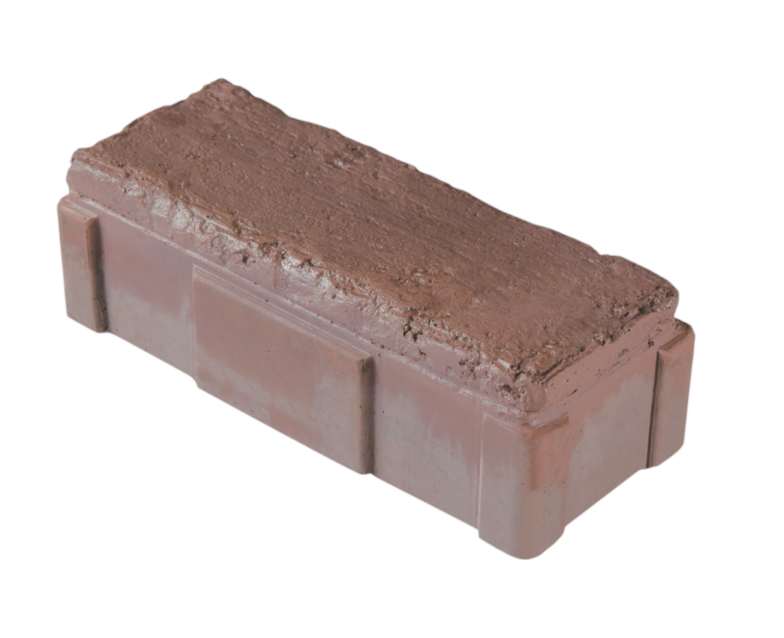 Unilock Town Hall 7Cm Burg Red 1 Layer 11.05 Sf/ 1 Pallet 88.41 Sf- 8 Layers - Burgundy Red 3-7/8" X 9-7/8"
