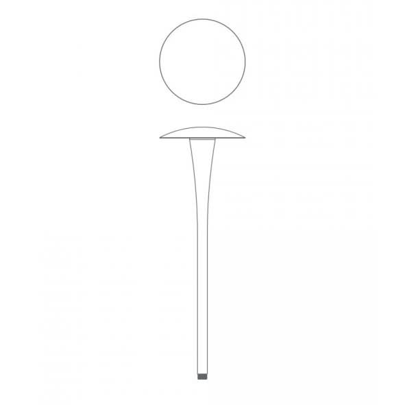 WAC Path Light LED, Al, Brass Bronze | 6011-27BBR