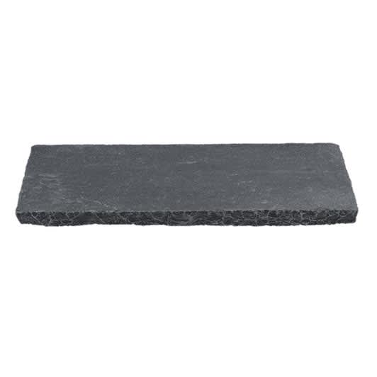 ANTIQUE BLACK - WALL CAP, ROCKFACE - 16" X 24" X 2" (S)