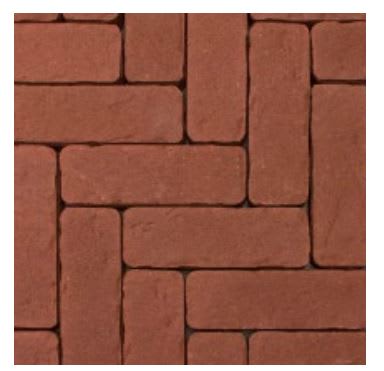 Belgard Brooklyn Paver, 60mm T2 (Truecolor+Durafusion), 2-3/8" x 3" x 9", Carmine