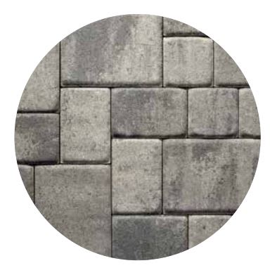 Belgard Cambridge Cobble Paver, 3-Piece, Rio