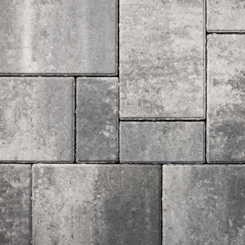 Belgard Catalina Tile Paver, 30mm, 3-Piece, Titanium
